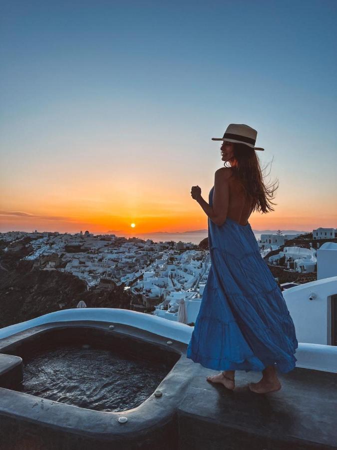 Captain John Villas Oia - Caldera & Sunset View Exteriör bild